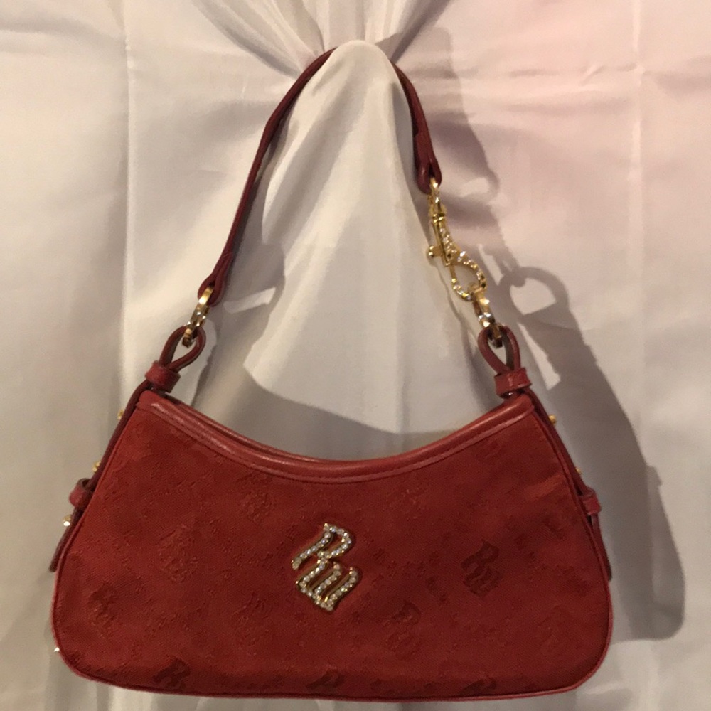 Rocawear (RU) Vintage Bling Small Wine Red Purse